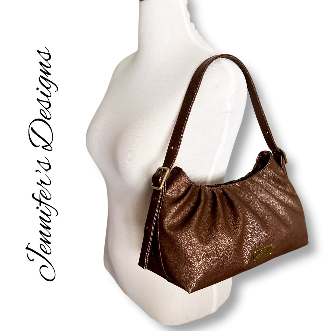 Brown Stingray "Moana" Shoulder Bag