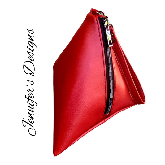 Red “Olga” Wristlet