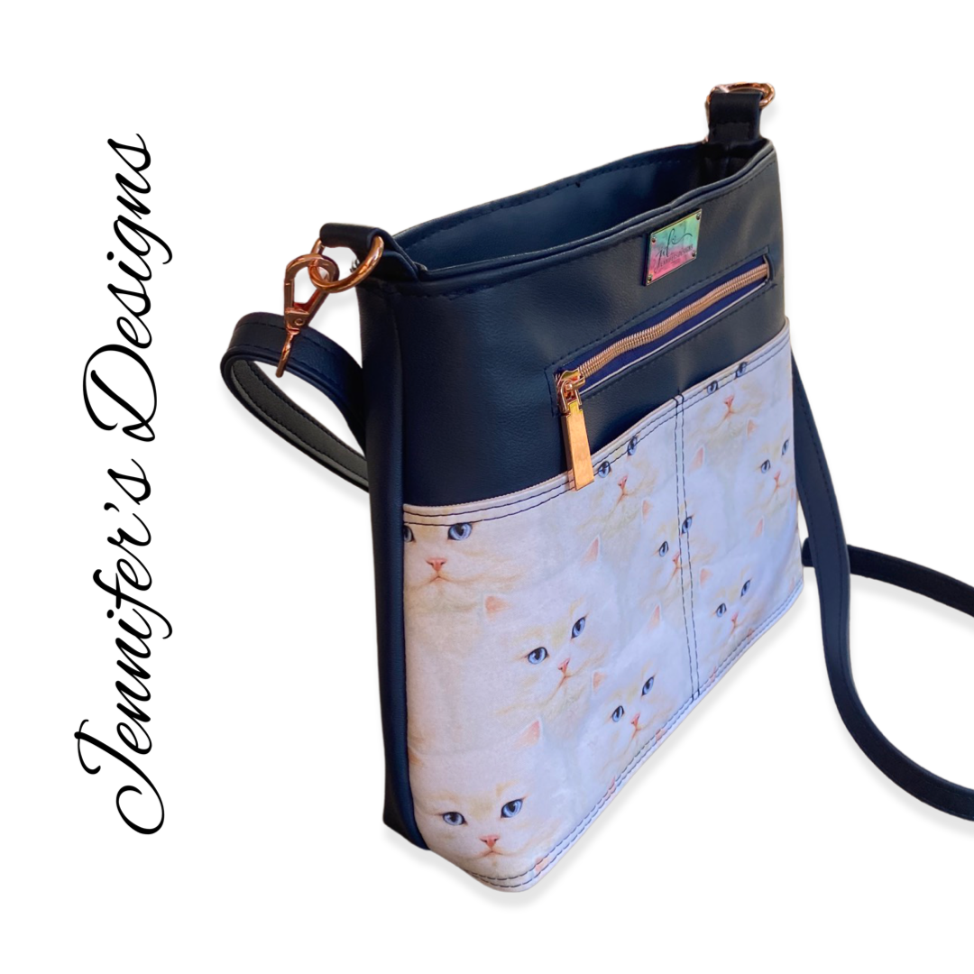 White Cat “Kaitlin” Crossbody