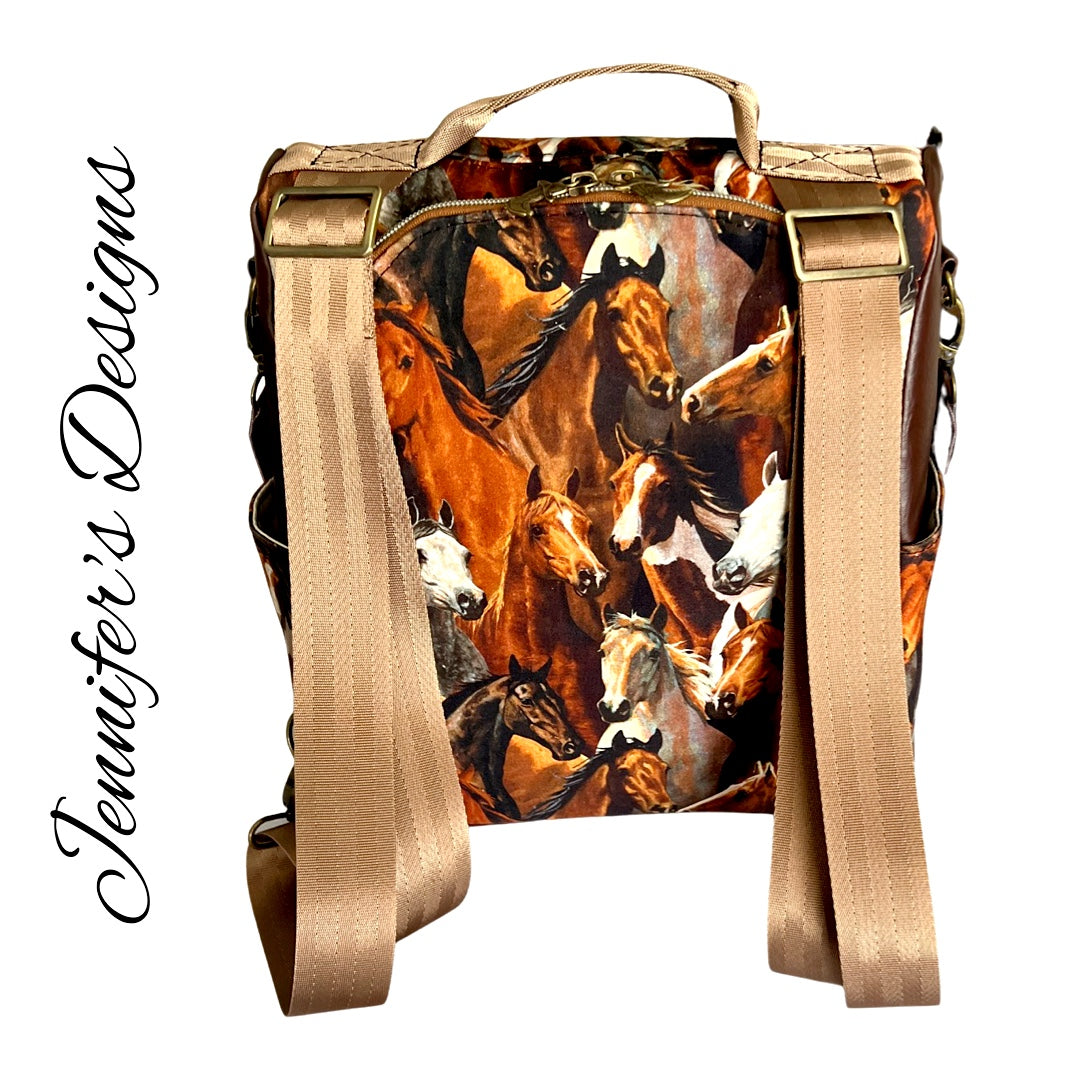 I Love Horses "Gina" Backpack