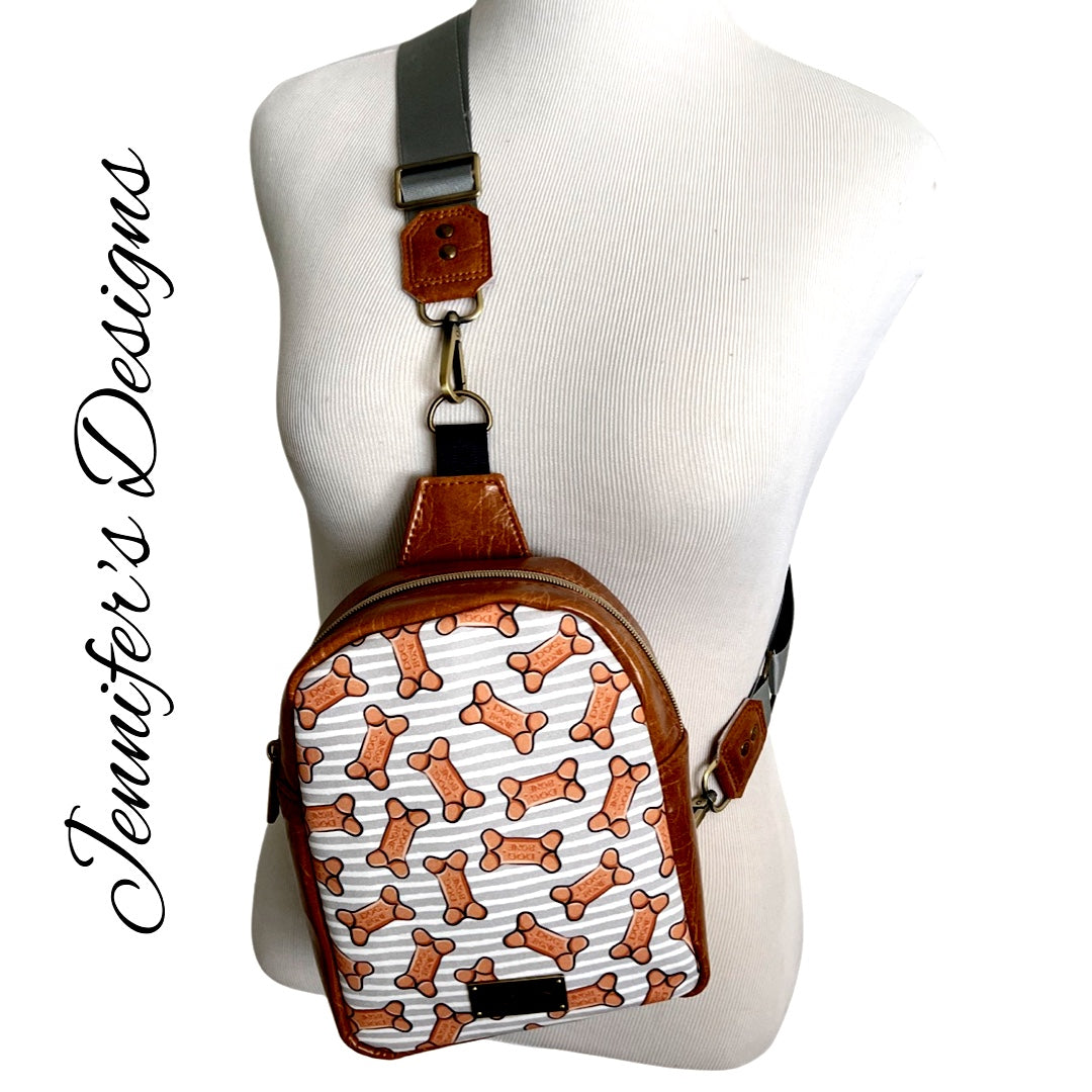 Dog Bone "Mav" Sling Backpack