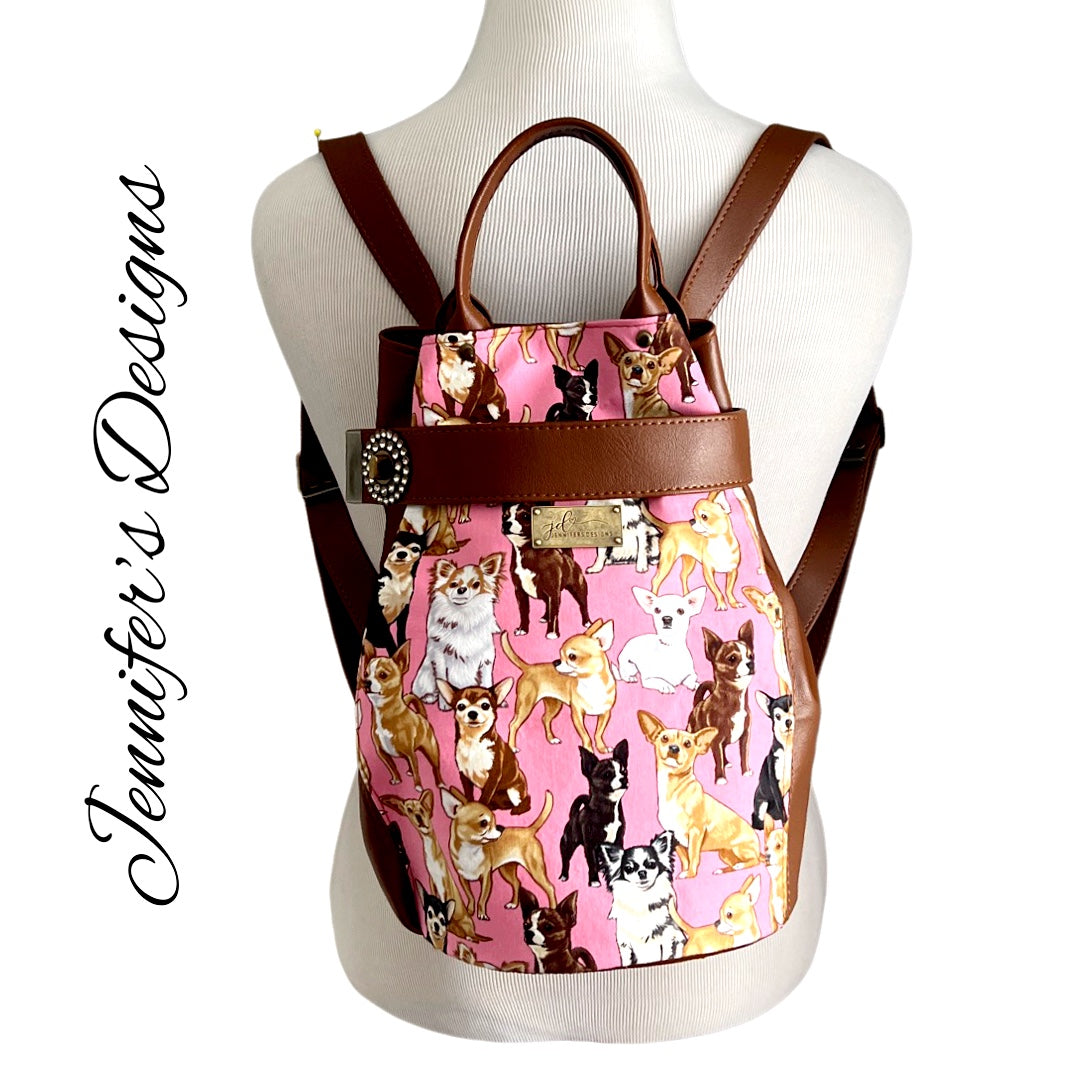 Chihuahua “Arianne” Bucket Backpack