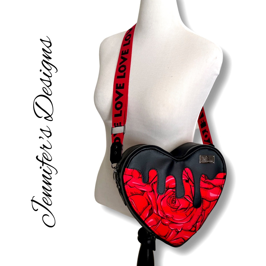 Red Rose "Heartbreaker"  Crossbody