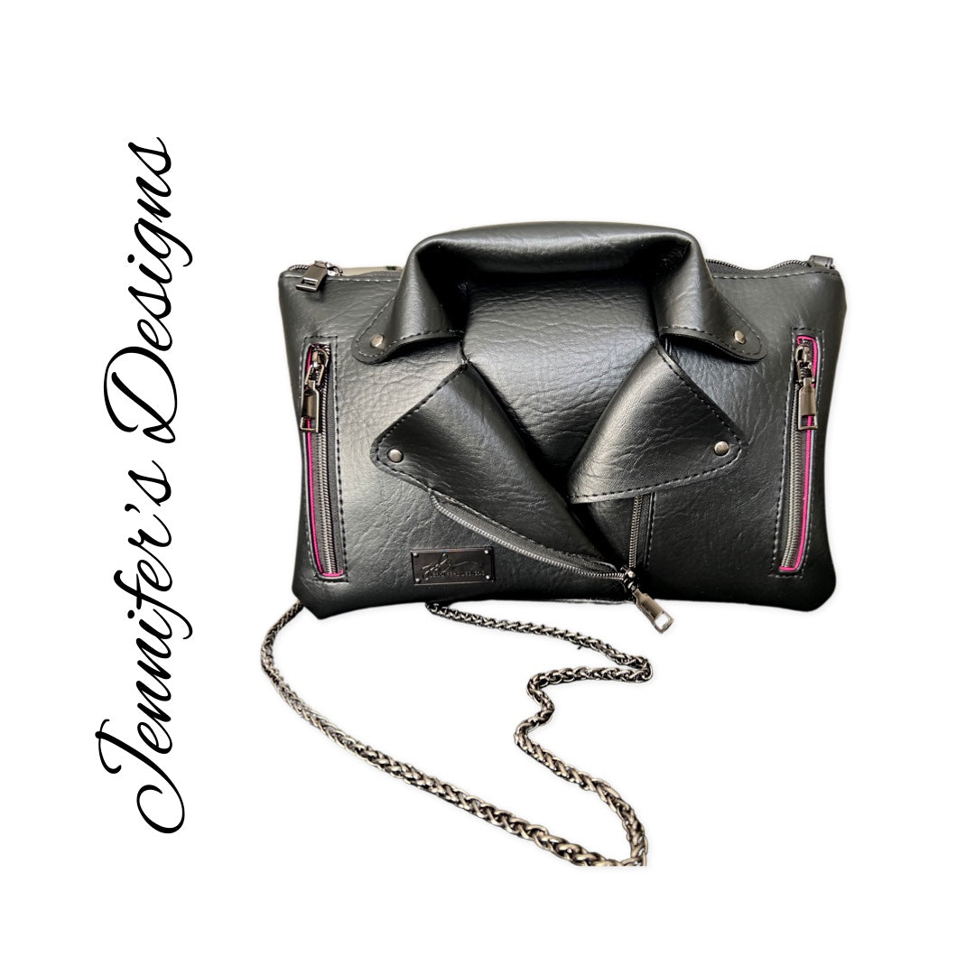 Black Aria Biker Clutch Jennifer s Designs