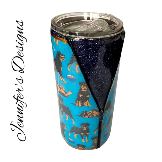 Rottweiler Zipper Tumbler